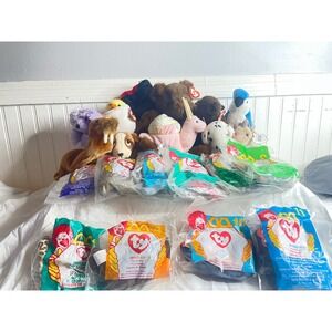 Ty Beanie Babies McDonald's Happy Meal Toys Lot Collection Unopened